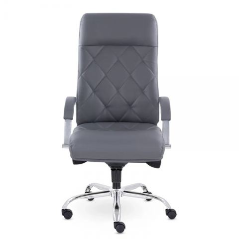 Кресло К-10 Верона В хром МБ S-0422 (темно-серый)