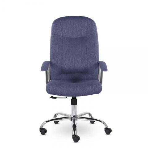 Кресло СН-277 Бостон В Айс хром Moderno 07 (синий)