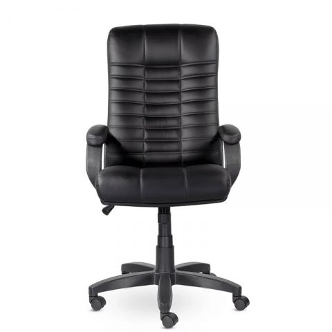 Кресло Атлант В пластик-люкс 727 KLux11 (черный)