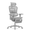 Кресло Falto Ergohuman Ultra с подножкой (серый каркас/сетка светлаяT-168-B2 Natural)
