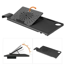 Съёмный ноутбучный столик для кресла FoxGear NETZ NTray, FG-NTR-BK