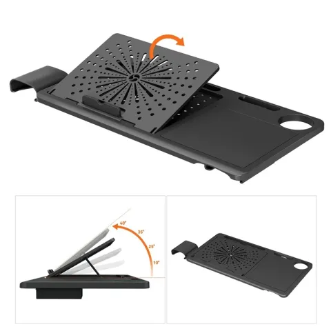 Съёмный ноутбучный столик для кресла FoxGear NETZ NTray, FG-NTR-BK