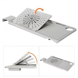 Съёмный ноутбучный столик для кресла FoxGear NETZ NTray, FG-NTR-GY