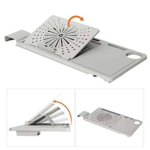 Съёмный ноутбучный столик для кресла FoxGear NETZ NTray, FG-NTR-GY