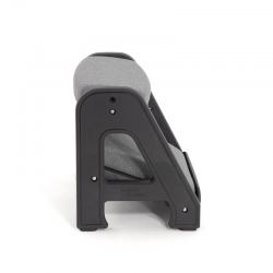 Оттоманка FALTO Footsh (2 уровня, съемный низ, поворотная площадка, ткань, каркас черный, серый)