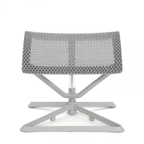 Оттоманка FALTO ELITE (регулировка высоты и наклона, сетка, серый)