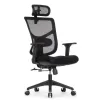 Кресло FALTO STAR OFFICE ERGO 3 (3D поясничный упор,3D подлокотни 5D подголов, сетка, ткань, черный)