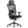 Кресло FALTO STAR OFFICE ERGO 3 (3D поясничный упор,3D подлокотни 5D подголов, сетка, ткань, черный)