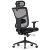 Кресло FALTO STAR OFFICE ERGO 3 (3D поясничный упор,3D подлокотни 5D подголов, сетка, ткань, черный)