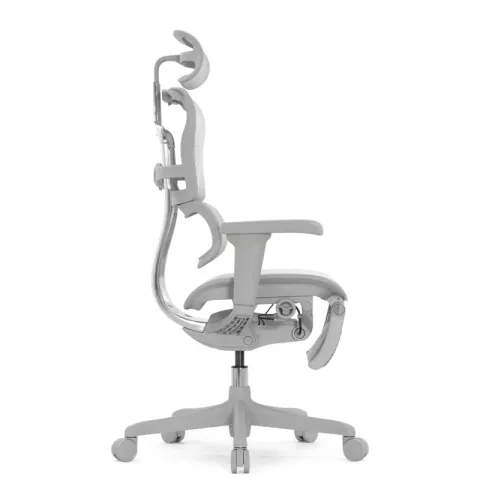 Кресло Falto Ergohuman Ultra с подножкой (серый каркас/сетка светлаяT-168-B2 Natural)