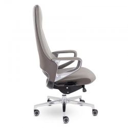 Кресло EPIK A-177-G 187-200 (светло-серый/ коричневый)