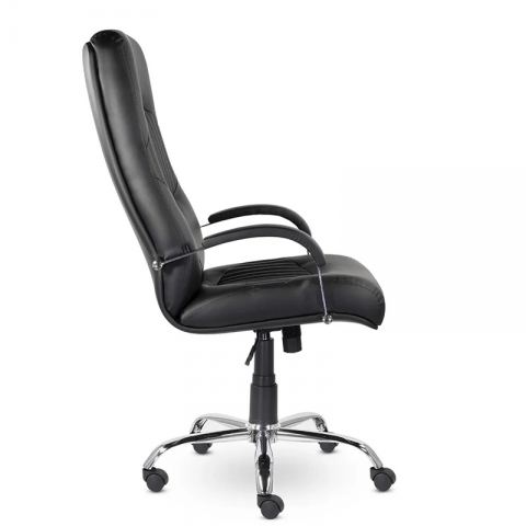 Кресло Гермес В хром Z11 (черный)