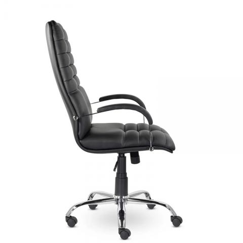 Кресло К-49 Гелакси В хром К01 (черный)