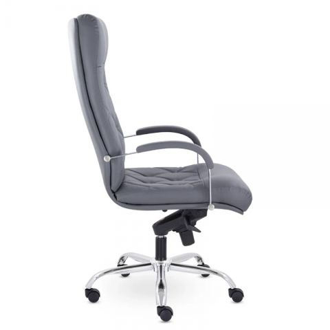 Кресло К-10 Верона В хром МБ S-0422 (темно-серый)