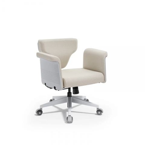 Кресло-трансформер FoxGear STUDIO Fabric, светло-серый