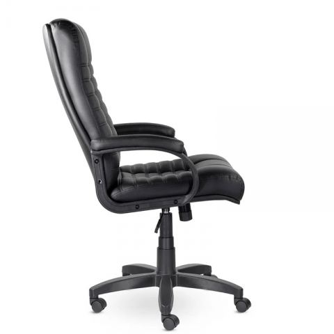 Кресло Атлант В пластик-люкс 727 KLux11 (черный)