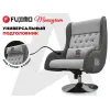 Дизайнерское кресло FUJIMO Monogram Silver Steel