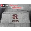Дизайнерское кресло FUJIMO Monogram Silver Steel