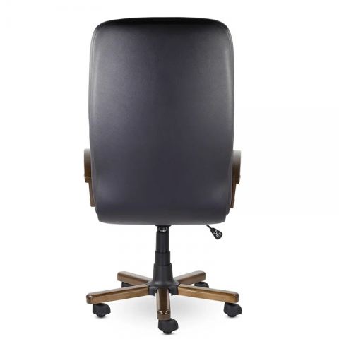 Кресло Идра В дерево D8 (темный орех) S-0426 (светло-коричневый)