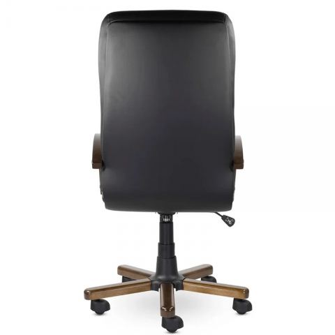 Кресло К-10 Верона В дерево D8 (темный орех) К01 (черный)