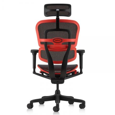 Кресло Falto Ergohuman 2 Ultra Game (наклон вперед, сетка, черный с красным)