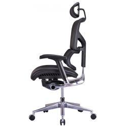 Кресло Falto Leather Premium SL (динамичный поясничный упор, натуральная кожа, черный)