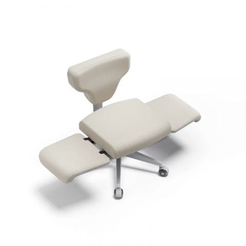 Кресло-трансформер FoxGear STUDIO Fabric, светло-серый