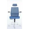 Кресло Falto Soul-Automatic SOL 01WAL/BL-BL 2D (каркас белый, спинка синяя, сидение синие)