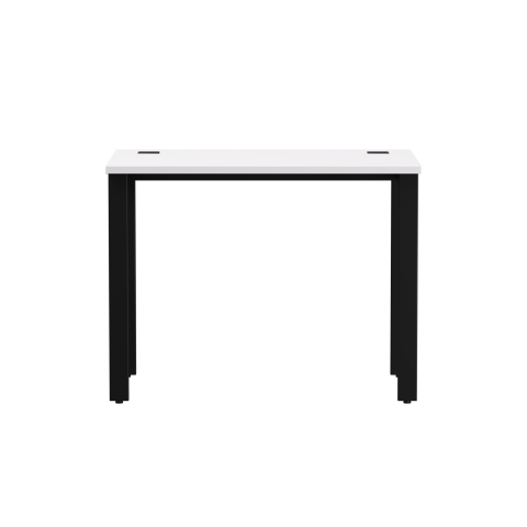 Стол прямой на металлокаркасе Everprof EVO 980х670x755 мм Белый/Черный