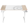 Стол компьютерный ZONE 51 TRINE 120 RGB Wood/White