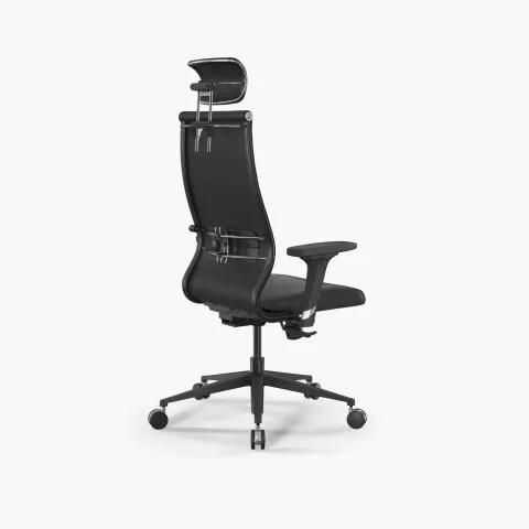 Кресло SynchroSit 10 B2-135D - Extra /Kb09/Wh12/D02P/H13mL-2D(M25.B11.G19.W25), Черный