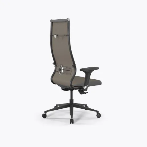 Кресло SynchroSit 10 B1-164D - Bahama+Extra /Kb15/Wh12/D02P(M25.B11.G19.W02), Песочный-Серый