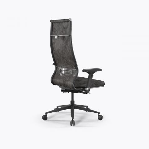 Кресло SynchroSit 10 L1-142D - Bravo /Km15/Wm12/D04P(M23.B11.G19.W03), Темно-серый