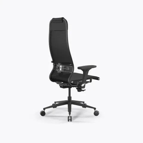 Кресло SynchroSit 10 B1-104D - T /Um00/Nb00/D02P(M25.B11.G19.W25), Черный