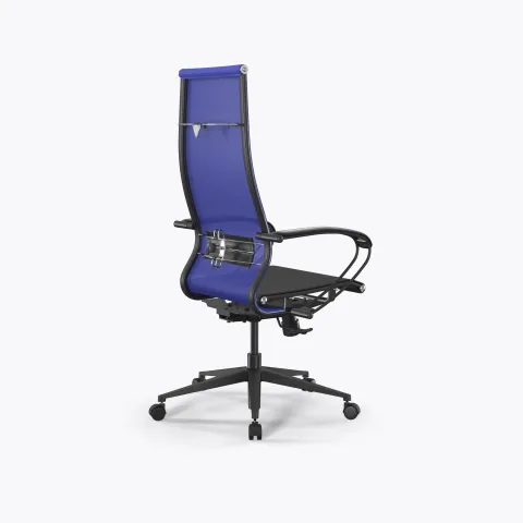 Кресло ErgoLife Set 7/подл.130/осн.Synchro 002, Васильковый-Черный