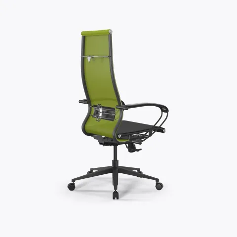 Кресло ErgoLife Set 7/подл.130/осн.Synchro 002, Лайм-Черный