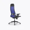Кресло ErgoLife Set 4/подл.200/осн.Synchro 002, Васильковый-Черный