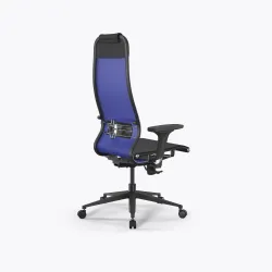 Кресло ErgoLife Set 4/подл.200/осн.Synchro 002, Васильковый-Черный