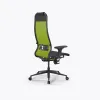 Кресло ErgoLife Set 4/подл.200/осн.Synchro 002, Лайм-Черный