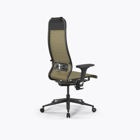 Кресло ErgoLife Set 4/подл.200/осн.Synchro 002, Золотой ротанг