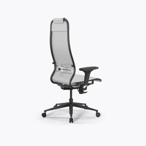 Кресло ErgoLife Set 4/подл.200/осн.Synchro 002, Белый