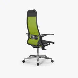 Кресло ErgoLife Set 4/подл.158/осн.Synchro 004, Лайм-Черный