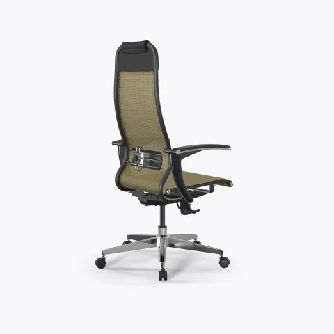 Кресло ErgoLife Set 4/подл.158/осн.Synchro 004, Золотой ротанг