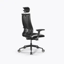 Кресло SynchroSit 10 B2-170D - T+UMF(SY271)+Extra /Kb38/Wh09/D03P/H13mL-Pf-2D(M24.B11.G19.W31), Черный-Белый