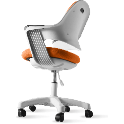 Детское кресло Robo SY-1101 (спинка/сидение оранжевое/каркас белый)