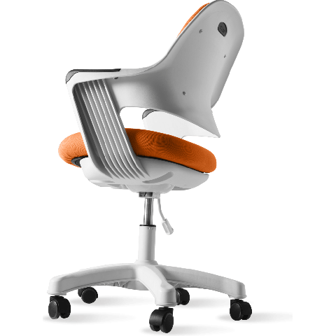 Детское кресло Robo SY-1101 (спинка/сидение оранжевое/каркас белый)