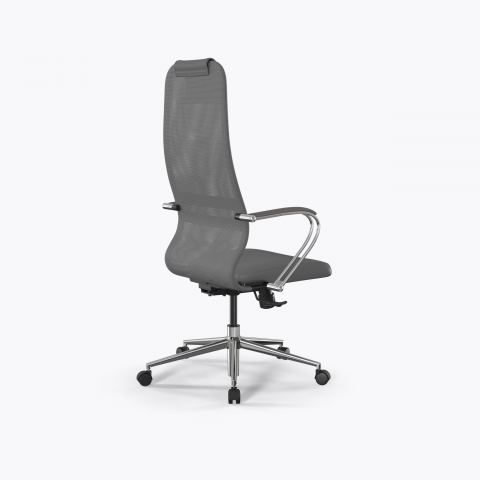 Кресло SynchroSit 8 B1-9K - X2+Extra /Uh00/Wh12/K3cL(M20.B23.G18.W02), Серый