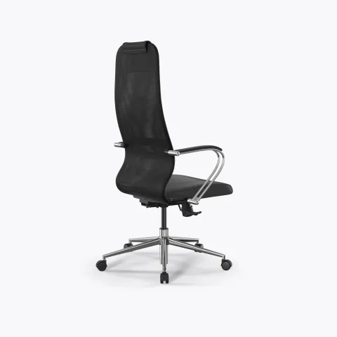 Кресло SynchroSit 8 B1-9K - X2+Extra /Uh00/Wh12/K3cL(M20.B23.G18.W02), Черный
