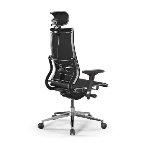 Кресло Метта Move B2-5D - YM93 /Kc00/Nc00/D04P/H13mM-3D(M26.B32.G25.W03), Черный