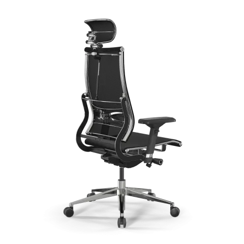 Кресло Метта Move B2-5D - YM93 /Kc00/Nc00/D04P/H13mM-3D(M26.B32.G25.W03), Черный